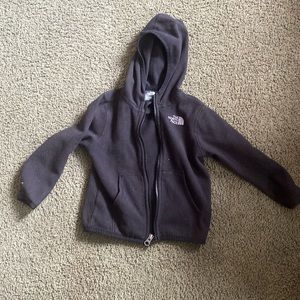 Black North Face toddler fleece